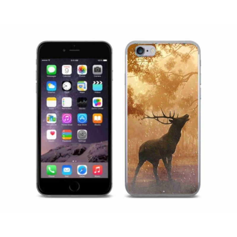 Zselés borítás mmCase iPhone 6/6S készülékhez - szarvas a vadászaton