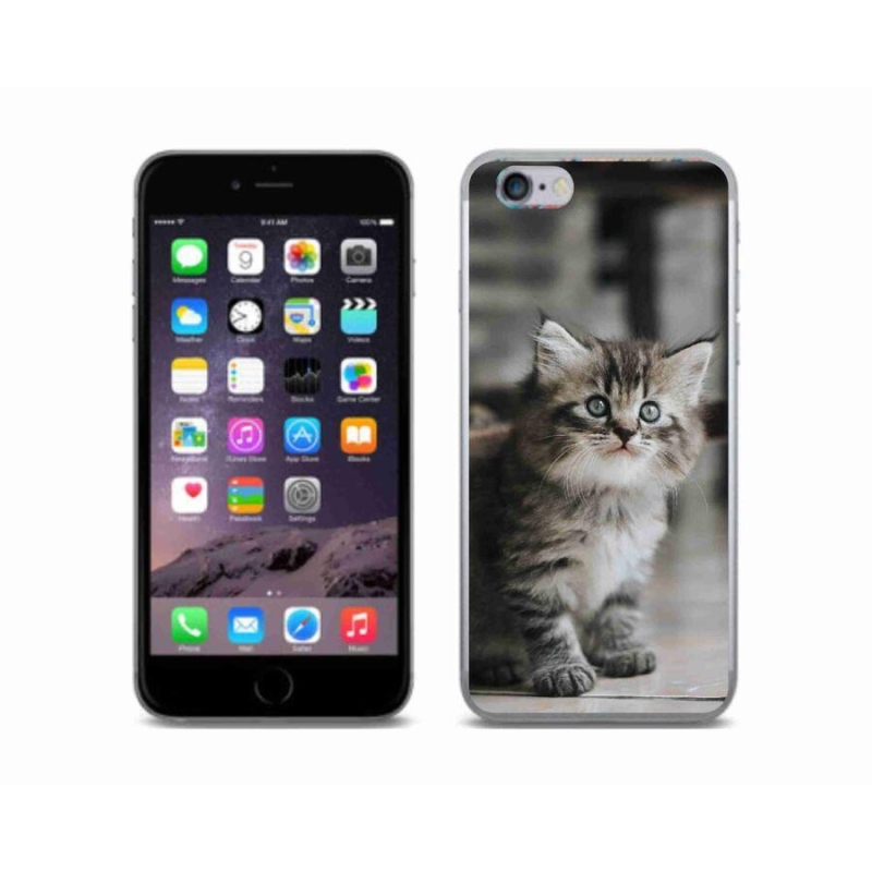 Zselés borítás mmCase iPhone 6/6S készülékhez - cica