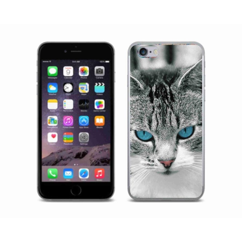 Zselés borítás mmCase iPhone 6/6S készülékhez - macska nézet 1