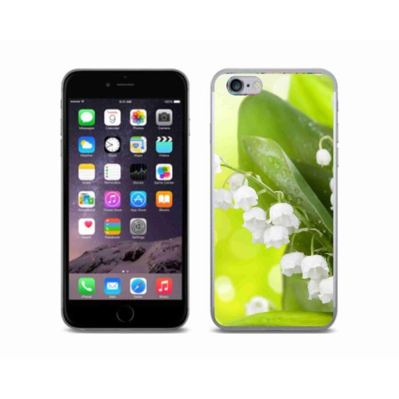 Zselés borítás mmCase iPhone 6/6S készülékhez - gyöngyvirág