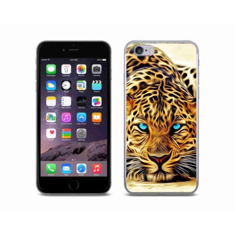 Zselés borítás mmCase iPhone 6/6S készülékhez - rajzfilm tigris