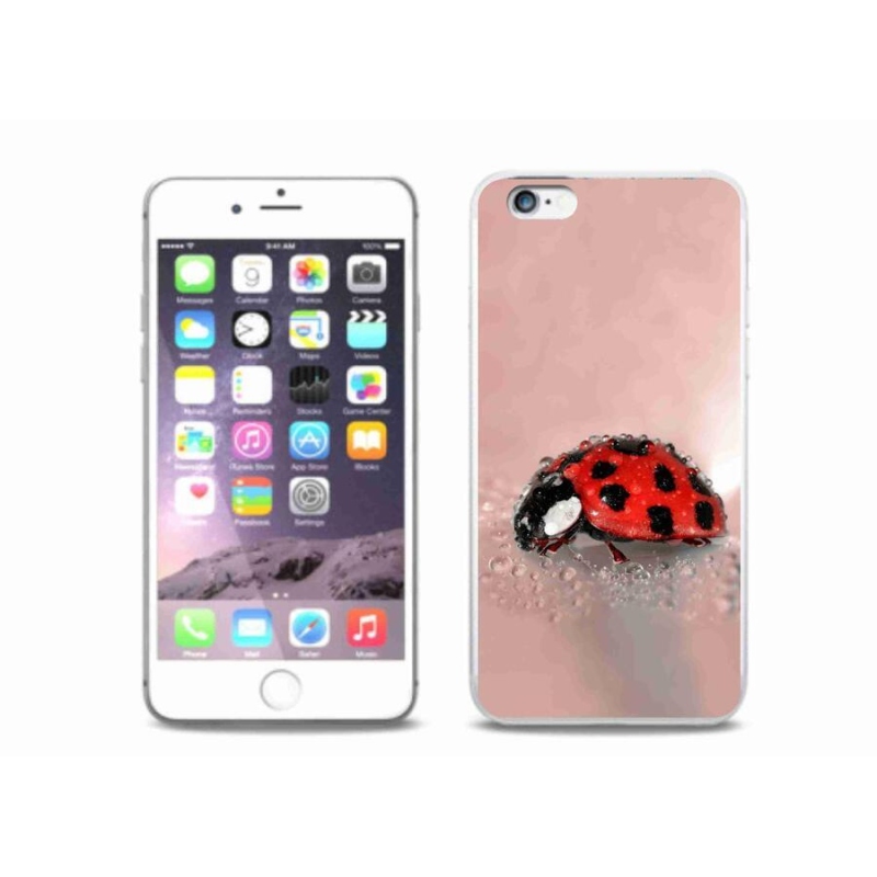 Zselés borítás mmCase iPhone 6/6S Plus készülékhez - katicabogár
