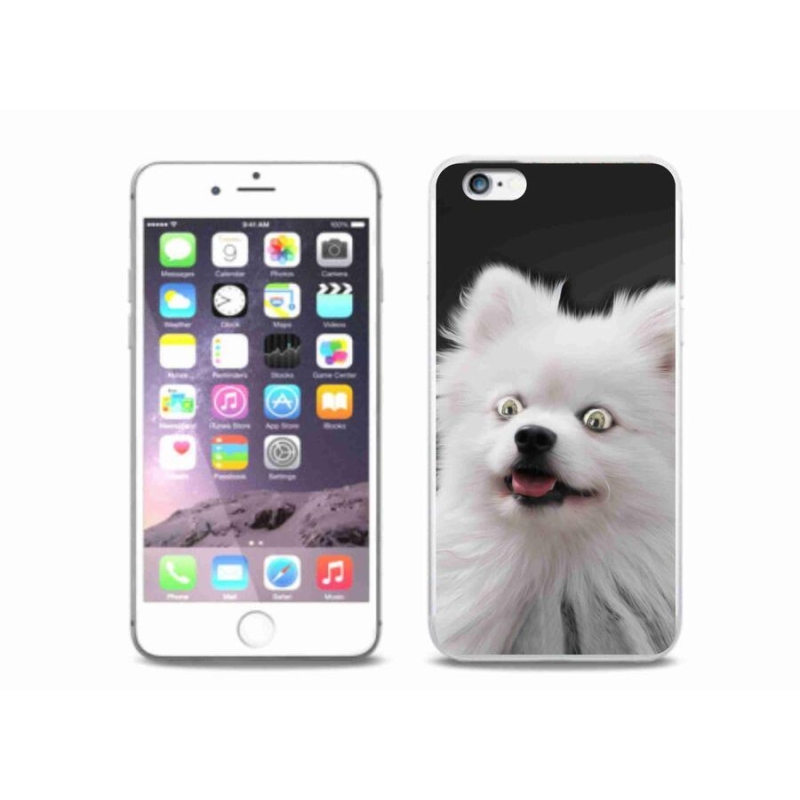 Zselés borítás mmCase iPhone 6/6S Plus készülékhez - fehér tipp