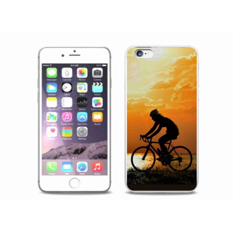 Gél borítás mmCase iPhone 6/6S Plus készülékhez - kerékpározás