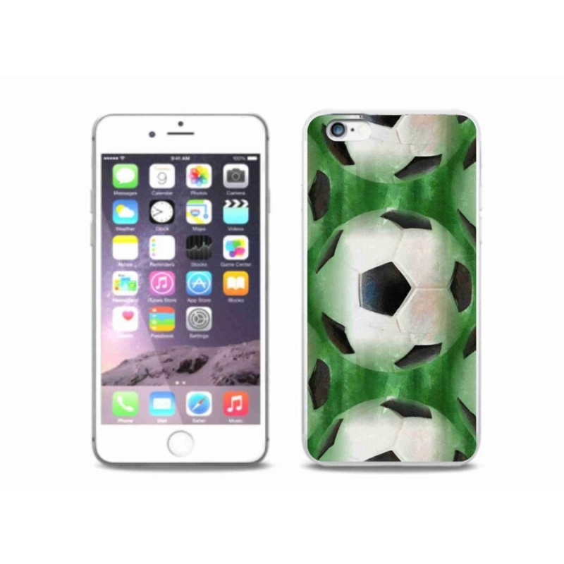 Gél borítás mmCase iPhone 6/6S Plus készülékhez - focilabda