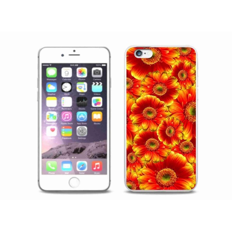 Gél borítás mmCase iPhone 6/6S Plus készülékhez - gerbera 1