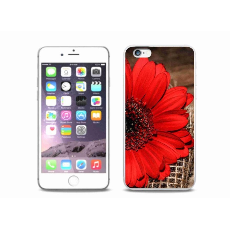 Zselés borítás mmCase iPhone 6/6S Plus készülékhez - gerbera