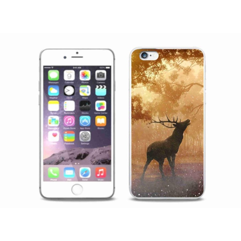 Zselés borítás mmCase iPhone 6/6S Plus készülékhez - szarvas a vadászaton