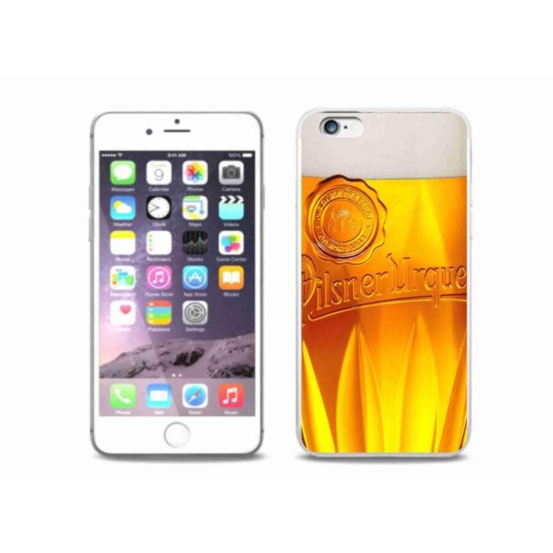 Zselés borítás mmCase iPhone 6/6S Plus készülékhez - sör