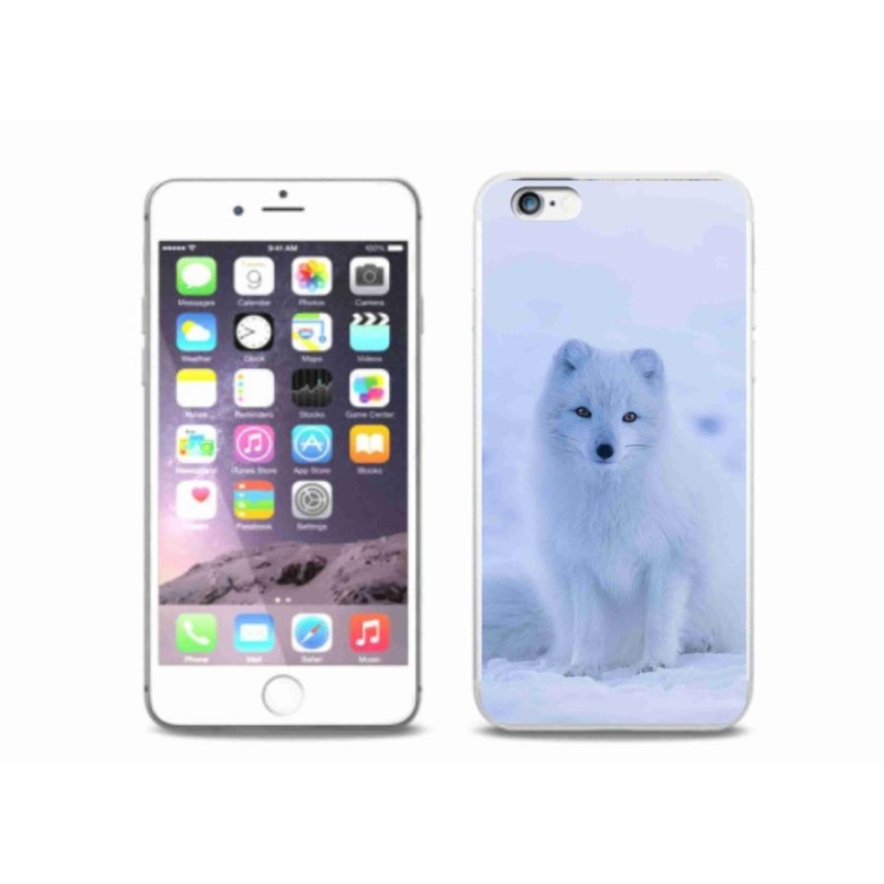 Zselés borítás mmCase iPhone 6/6S Plus készülékhez - sarki róka