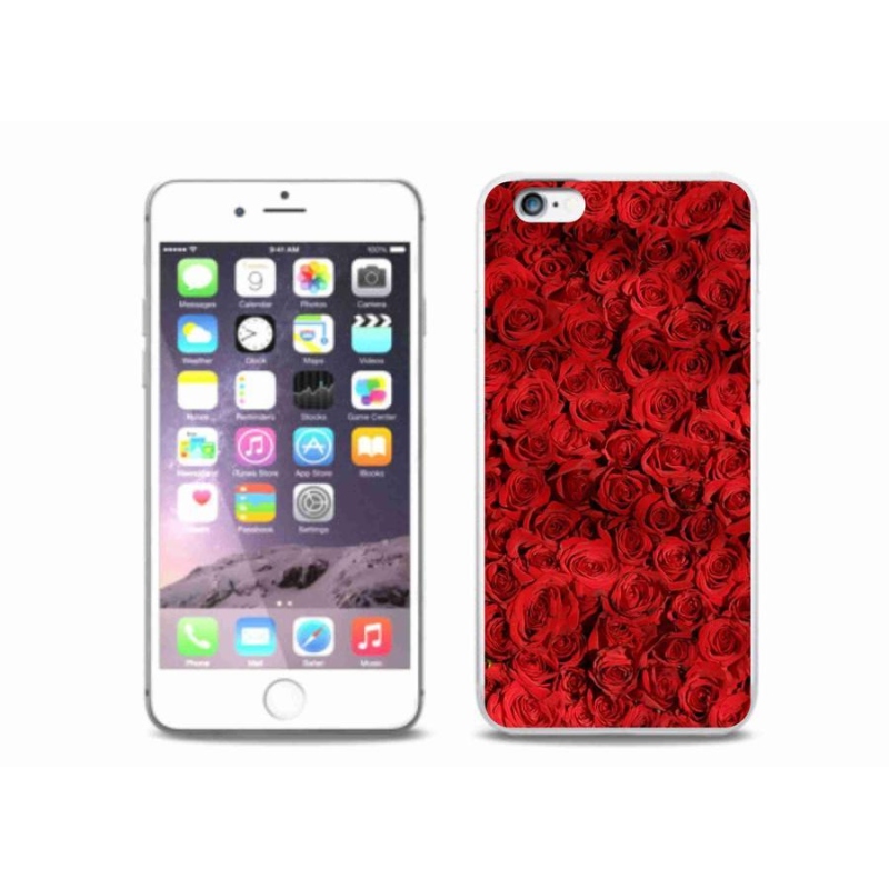 Zselés borítás mmCase iPhone 6/6S Plus készülékhez - rózsaszínű