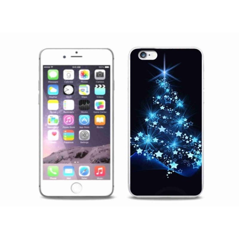 Gél borítás mmCase iPhone 6/6S Plus készülékhez - karácsonyfa