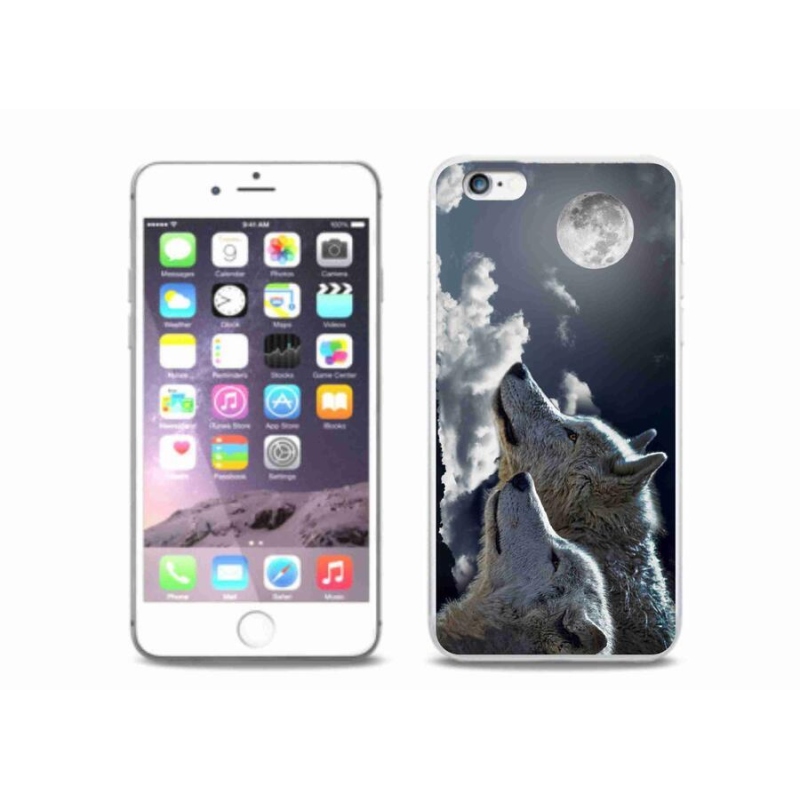 Zselés borítás mmCase iPhone 6/6S Plus készülékhez - farkasok