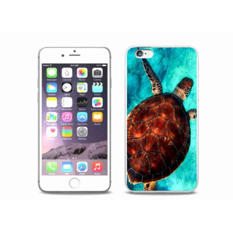 Zselés borítás mmCase iPhone 6/6S Plus készülékhez - teknősbéka
