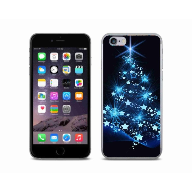 Gél borítás mmCase iPhone 6/6S készülékhez - karácsonyfa