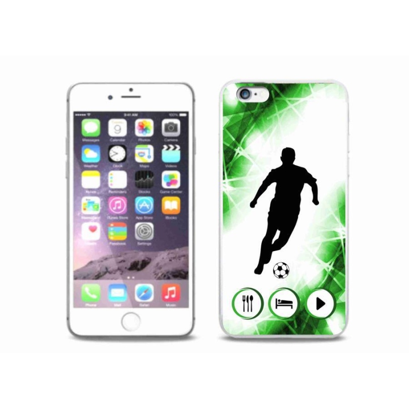 Zselés borítás mmCase iPhone 6 Plus/6S Plus készülékhez - focista