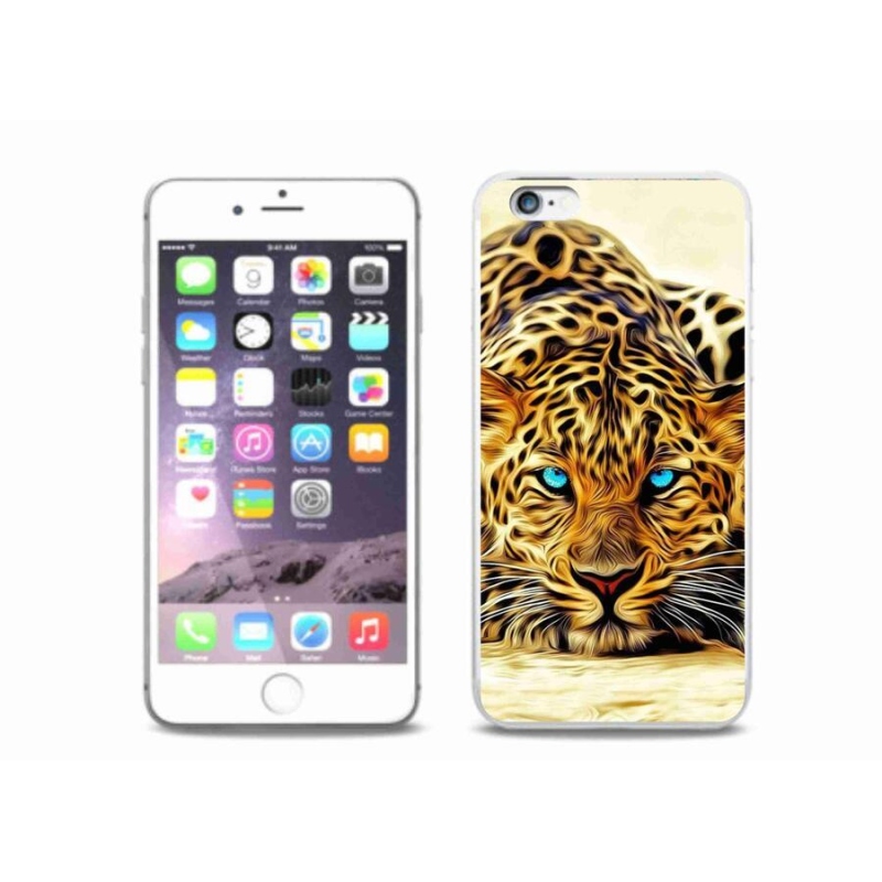 Zselés borítás mmCase iPhone 6 Plus/6S Plus készülékhez - rajzfilm tigris