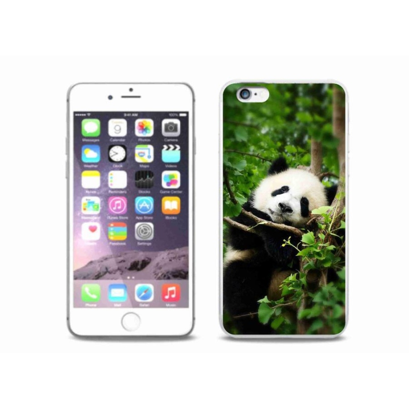 Zselés borítás mmCase iPhone 6 Plus/6S Plus készülékhez - panda