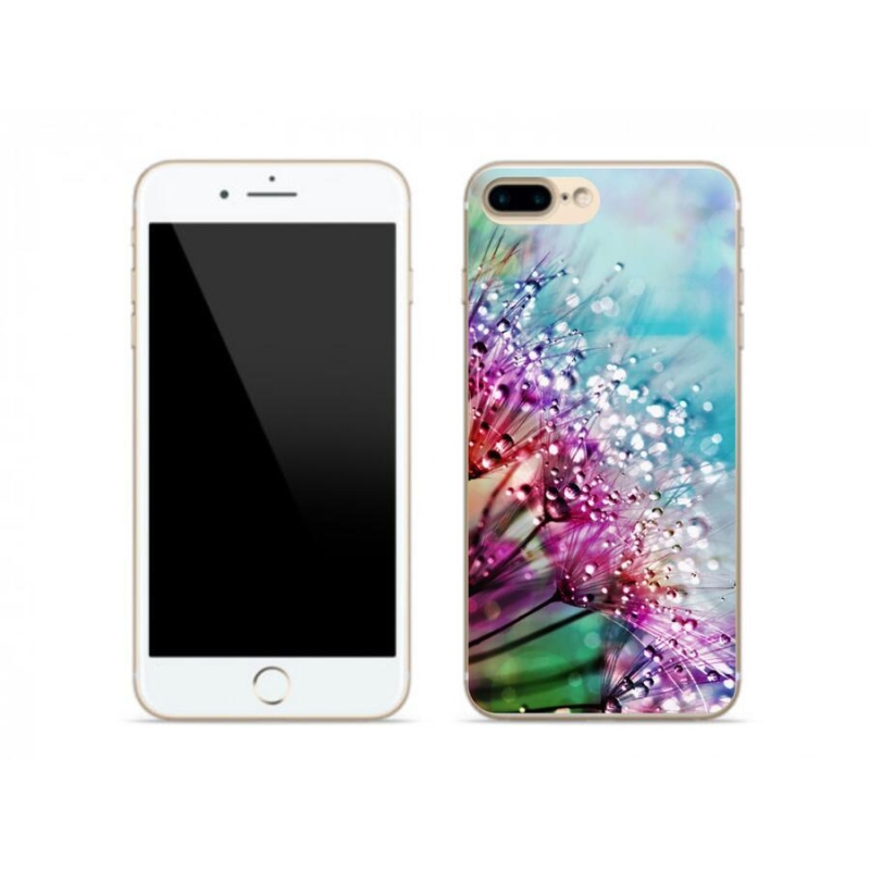 Zselés borítás mmCase iPhone 7 Plus készülékhez - színes virágok