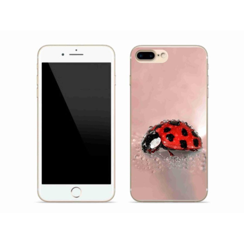 Zselés borítás mmCase iPhone 7 Plus készülékhez - katicabogár