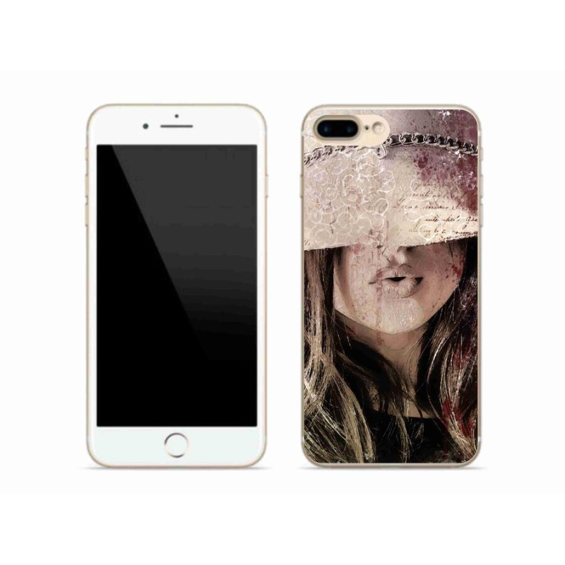Gél védőburkolat mmCase iPhone 7 Plus készülékhez - lány