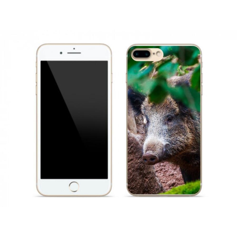 Zselés borítás mmCase iPhone 7 Plus készülékhez - vaddisznó