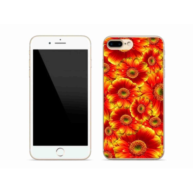 Zselés borítás mmCase iPhone 7 Plus készülékhez - gerbera 1