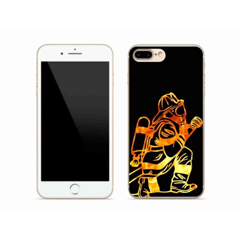 Gél borítás mmCase iPhone 7 Plus készülékhez - tűzoltó 1