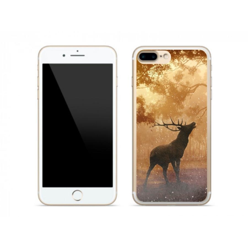 Zselés borítás mmCase iPhone 7 Plus készülékhez - szarvas a vadászaton