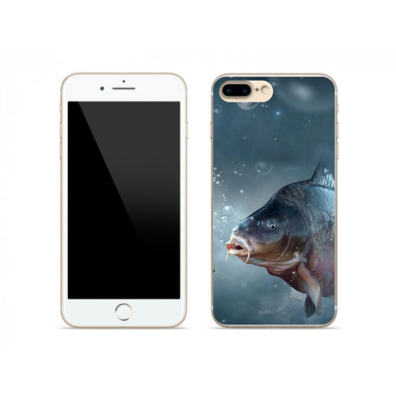 Gél borítás mmCase iPhone 7 Plus készülékhez - ponty és buborékok