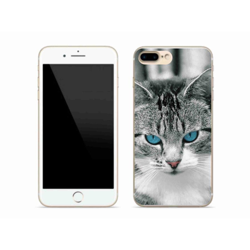 Zselés borítás mmCase iPhone 7 Plus készülékhez - macska nézet 1