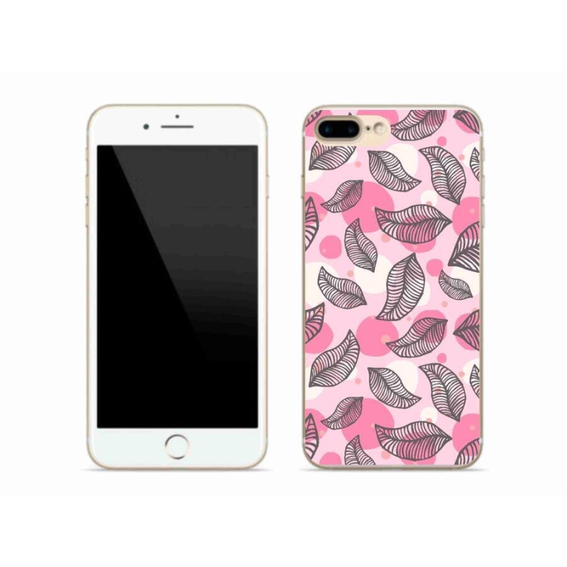 Zselés borítás mmCase iPhone 7 Plus készülékhez - rajzfilmes hulló levelek