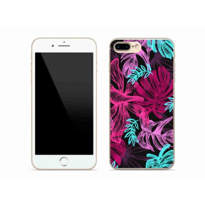 Gél borítás mmCase iPhone 7 Plus készülékhez - virágok 1