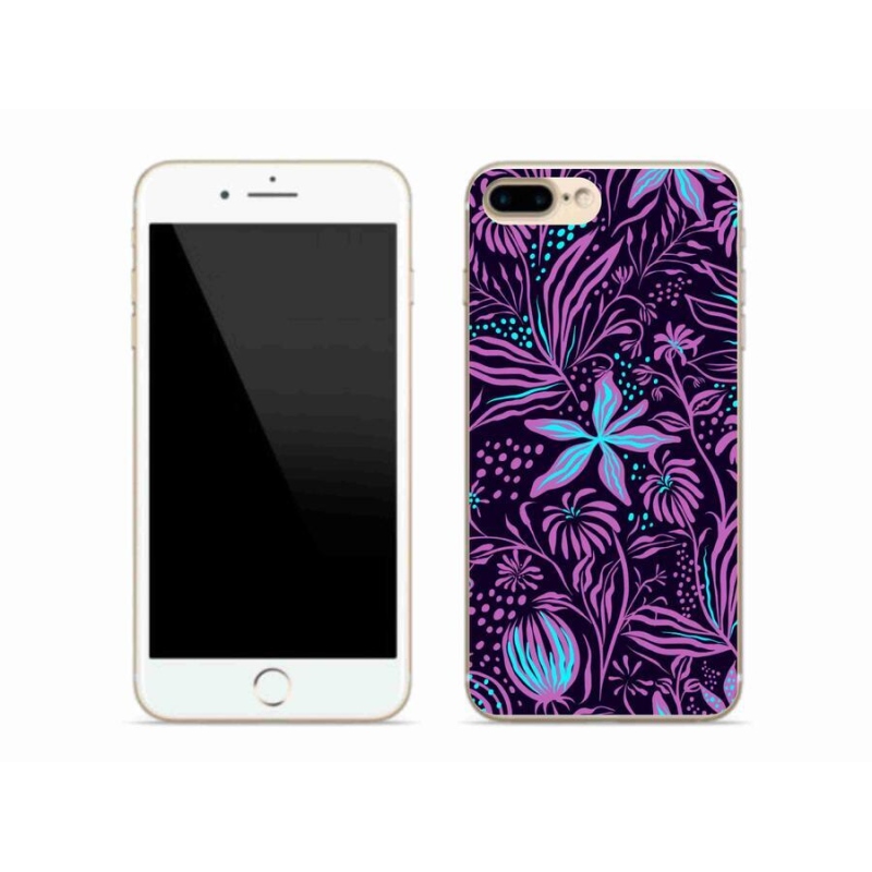 Zselés borítás mmCase iPhone 7 Plus készülékhez - virágok 2
