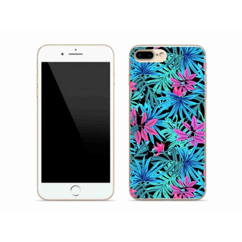 Zselés borítás mmCase iPhone 7 Plus készülékhez - virágok 3