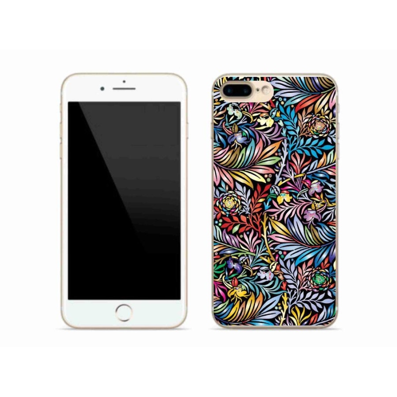 Gél borítás mmCase iPhone 7 Plus készülékhez - virágok 5