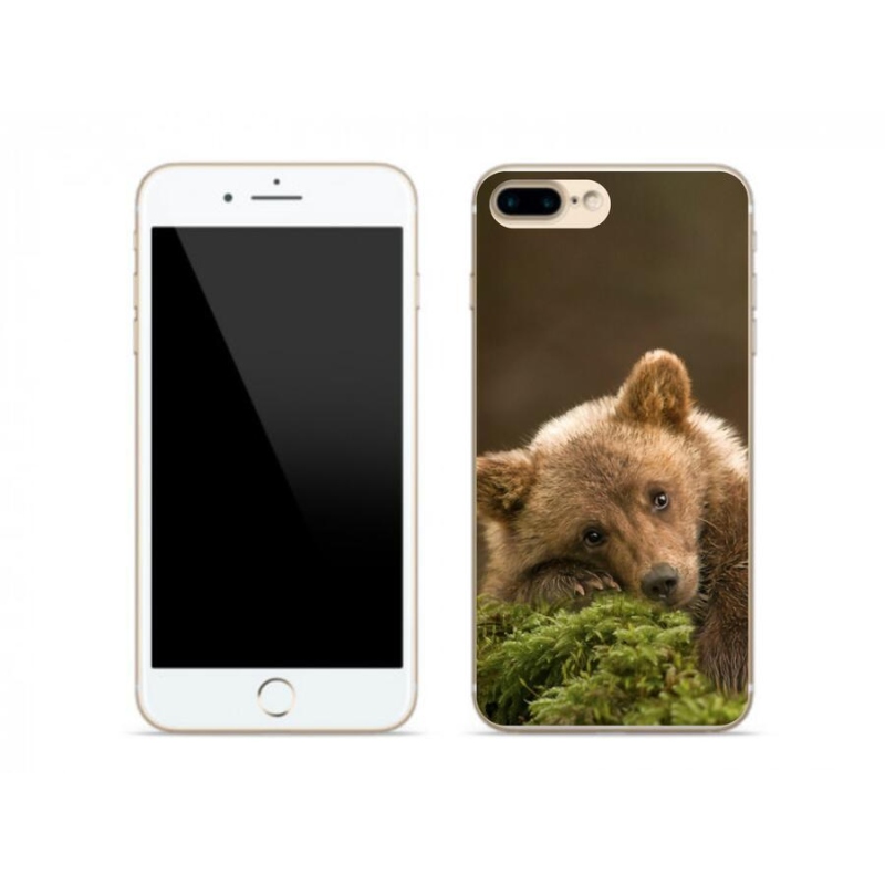 Zselés borítás mmCase iPhone 7 Plus készülékhez - medve