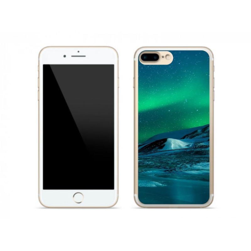 Zselés borítás mmCase iPhone 7 Plus készülékhez - sarki fény