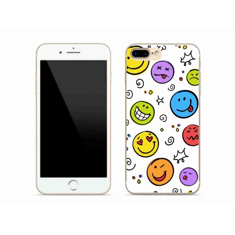 Gél borítás mmCase iPhone 7 Plus készülékhez - smiley-k