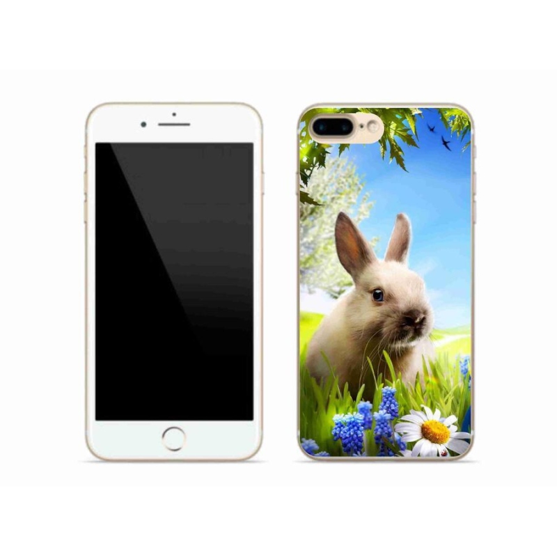 Zselés borítás mmCase iPhone 7 Plus készülékhez - nyuszi