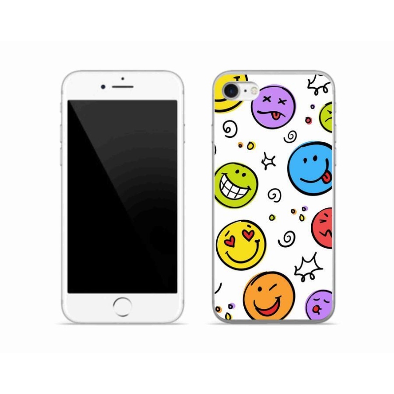Gél borítás mmCase iPhone 7 készülékhez - smiley-k