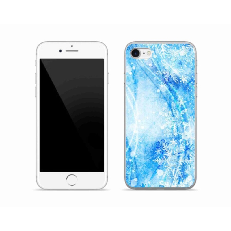 Gél borítás mmCase iPhone 7 készülékhez - hópelyhek