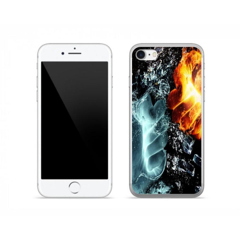 Zselés borítás mmCase iPhone 7 készülékhez - víz és tűz