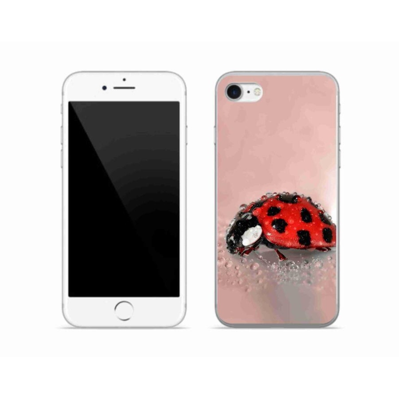 Zselés borítás mmCase iPhone 8 készülékhez - katicabogár