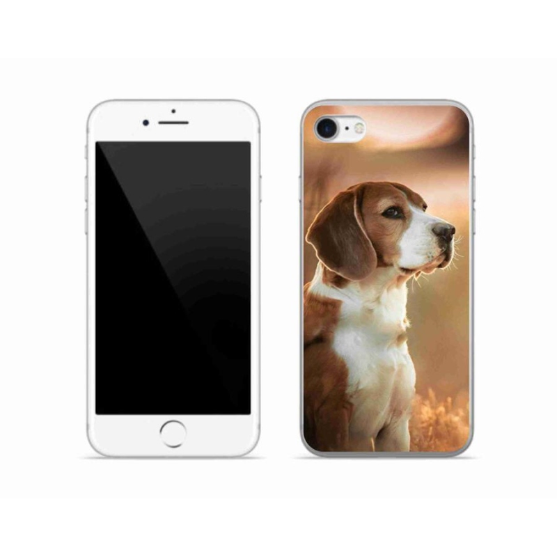 Zselés tok mmCase iPhone 8 készülékhez - bézs színű