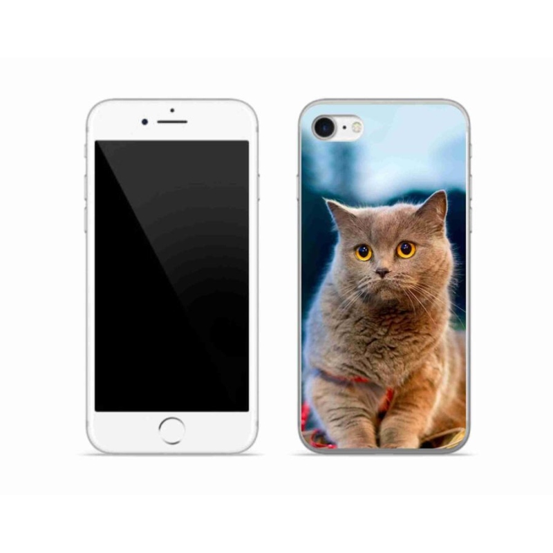 Zselés borítás mmCase iPhone 8 készülékhez - brit kék 2