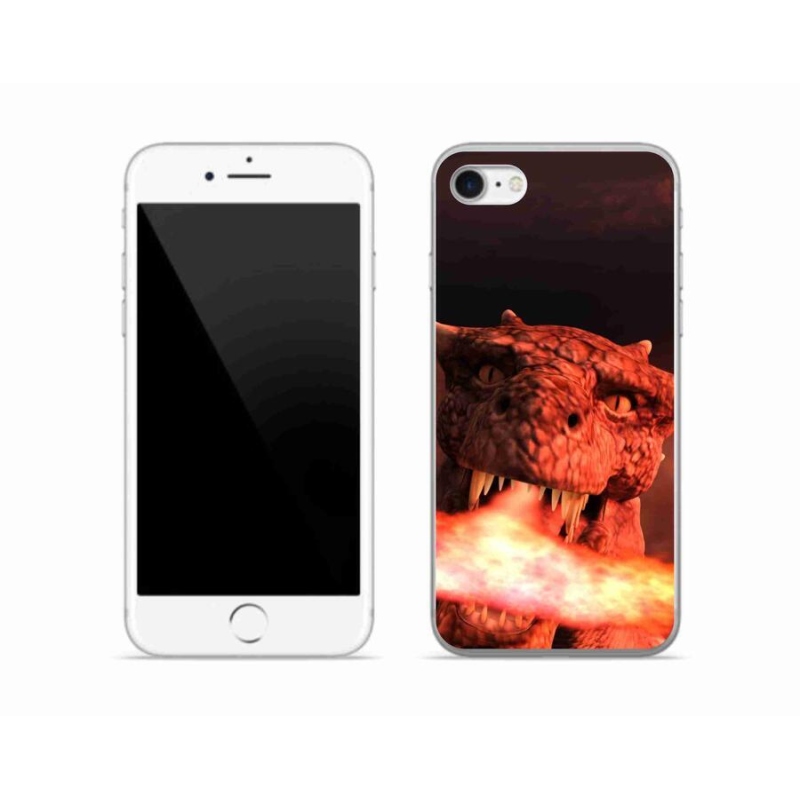Zselés borítás mmCase iPhone 8 készülékhez - sárkány