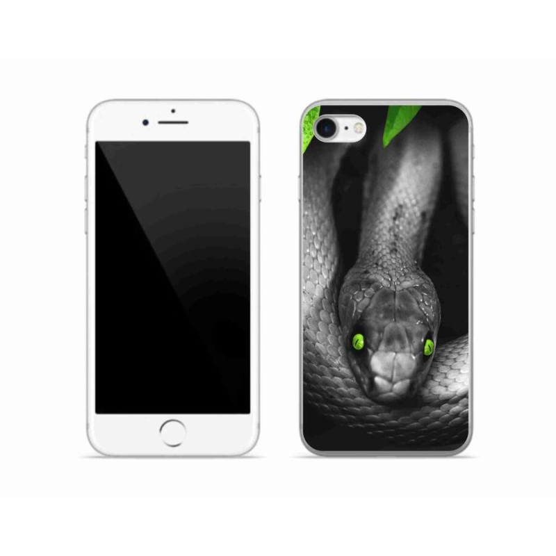 Zselés borítás mmCase iPhone 8 készülékhez - kígyó