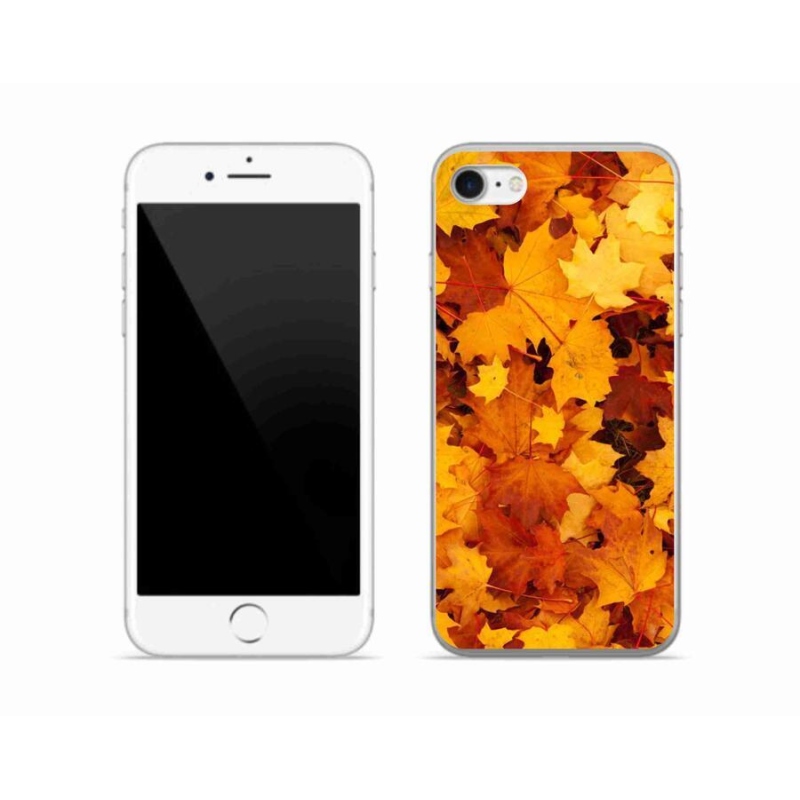 Gél borítás mmCase iPhone 8 készülékhez - juharlevelek