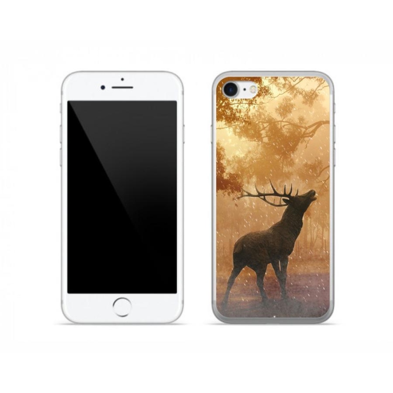 Zselés borítás mmCase iPhone 8 készülékházhoz - szarvas a szarvasbőgésben
